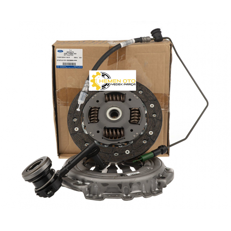 Ford Courier 2017-2022 1.5 TDCI 6 Vites Debriyaj Seti Bİlyalı ( Baskı Balata ve Bİlya ) Ford Orjinal