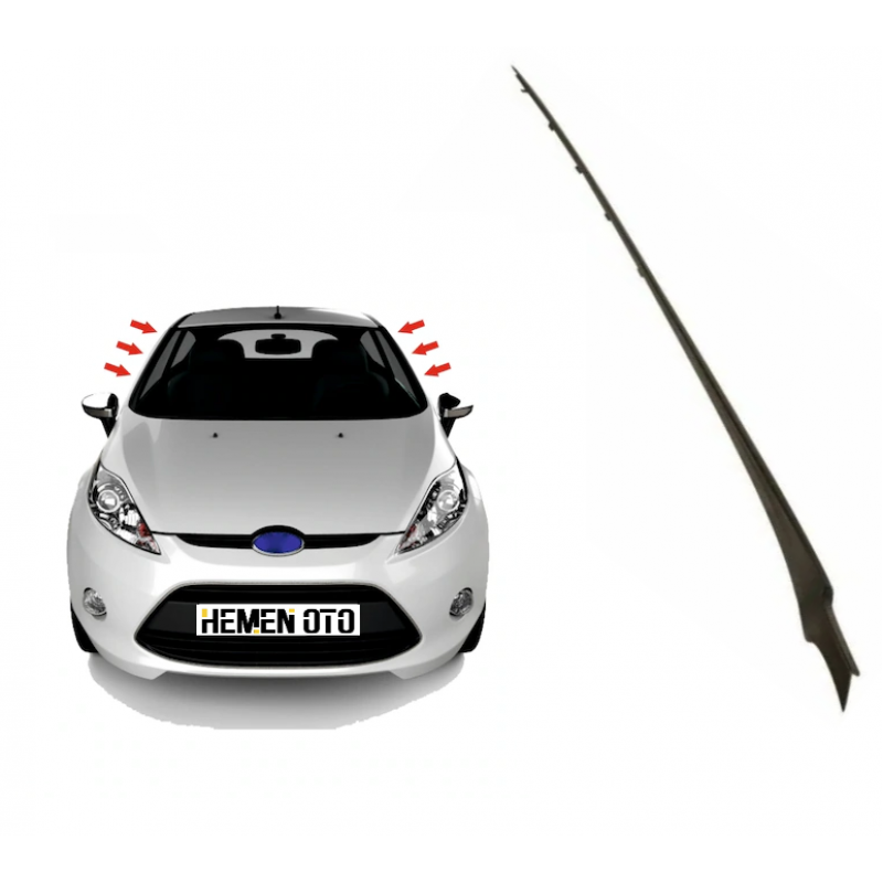 Ford Fiesta 2009-2012 Ön Cam Kenar Cıtası Sol Ford Orjinal