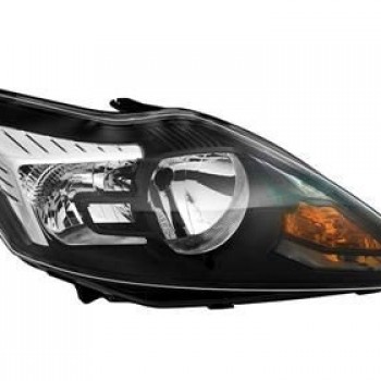 Ford Focus 2008-2011 Siyah Zemin Komple Sağ Far İthal Yan Sanayi