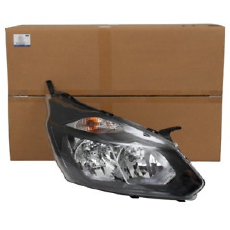 Ford Custom 2012-2017 Siyah Zemin Sağ Far Orjinal Otosan