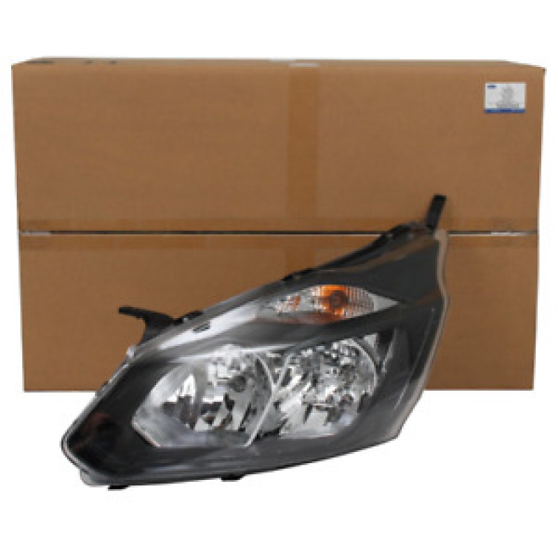 Ford Custom 2012-2017 Siyah Zemin Sol Far Orjinal Otosan