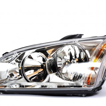 Ford Focus 2006-2008 Beyaz Zemin Komple Sol Far Yan Sanayi