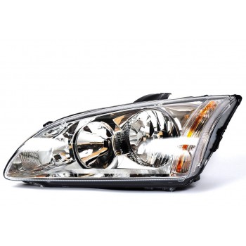 Ford Focus 2006-2008 Beyaz Zemin Komple Sol Far Yan Sanayi