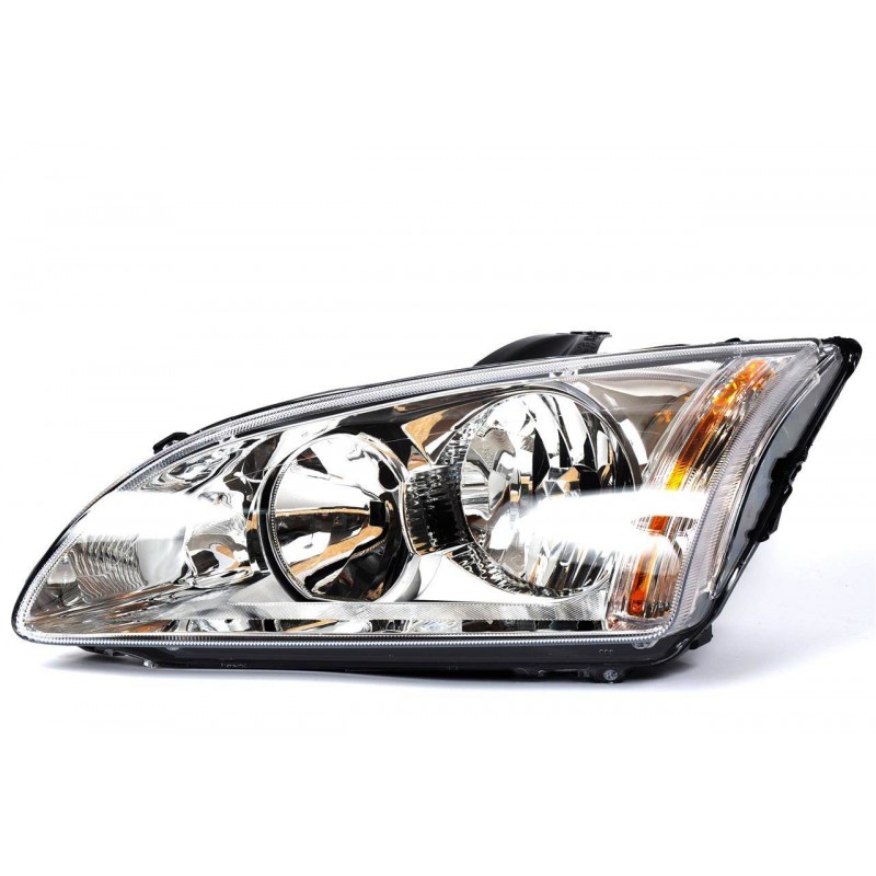 Ford Focus 2006-2008 Beyaz Zemin Komple Sol Far Yan Sanayi