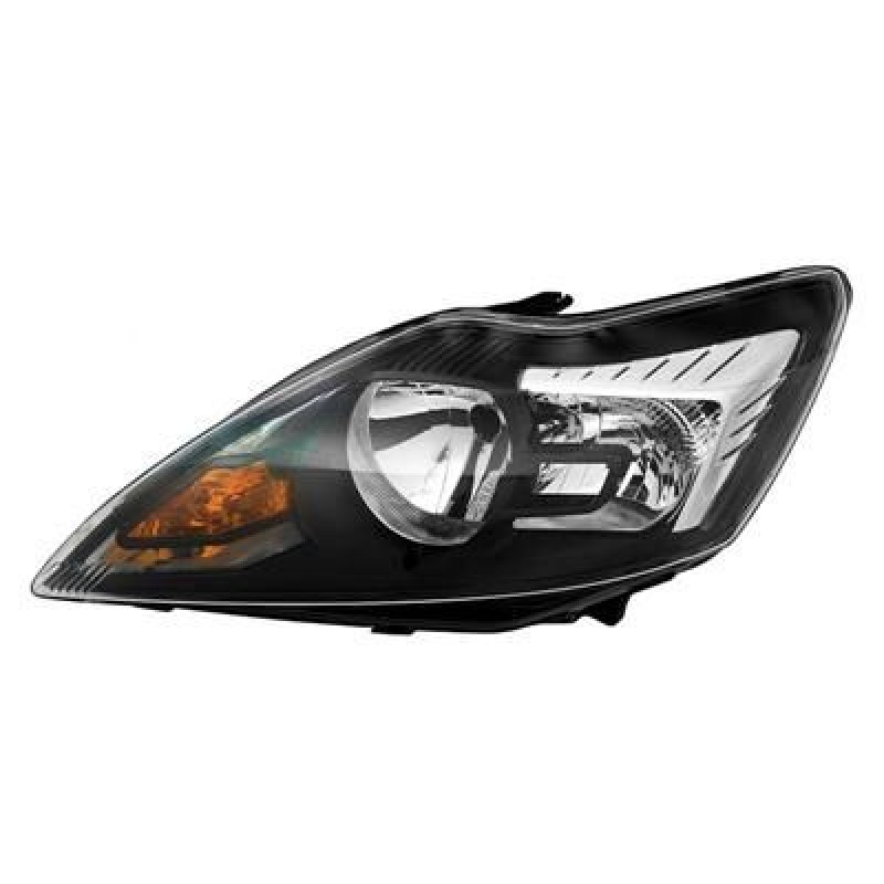 Ford Focus 2008-2011 Siyah Zemin Komple Sol Far İthal Yan Sanayi