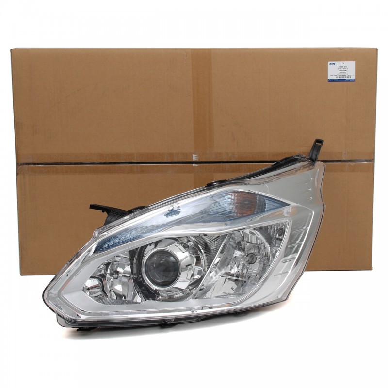 Ford Custom 2013-2018 Mercekli Ledli Sol Far Ford Orjinal