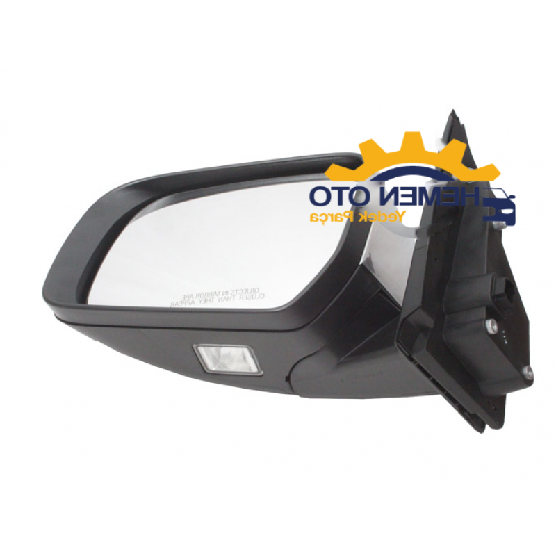 Ford Ranger 2016-2019 Otomatik Katlanır Alt Aydınlatmalı 9 Fiş Sinyalli Sol Dış Aynaithal