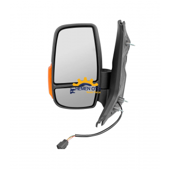 Ford Transit 2014-2020 Sarı Sinyalli Sol Dış Ayna ( Otomatik Katlanır Tip ) Yan Sanayi