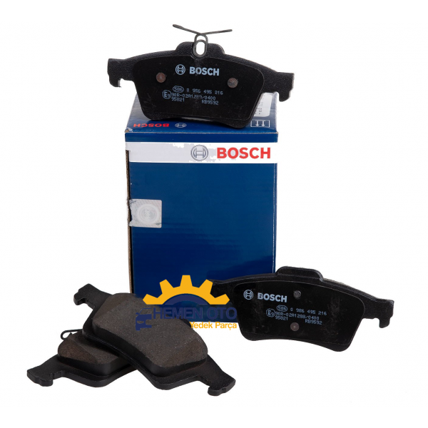 Ford Connect 2014-2018 Arka Fren Balata Takımı Bosch Marka  Ford Connect 2014-2018 Arka Fren Balata Takımı Bosch Marka