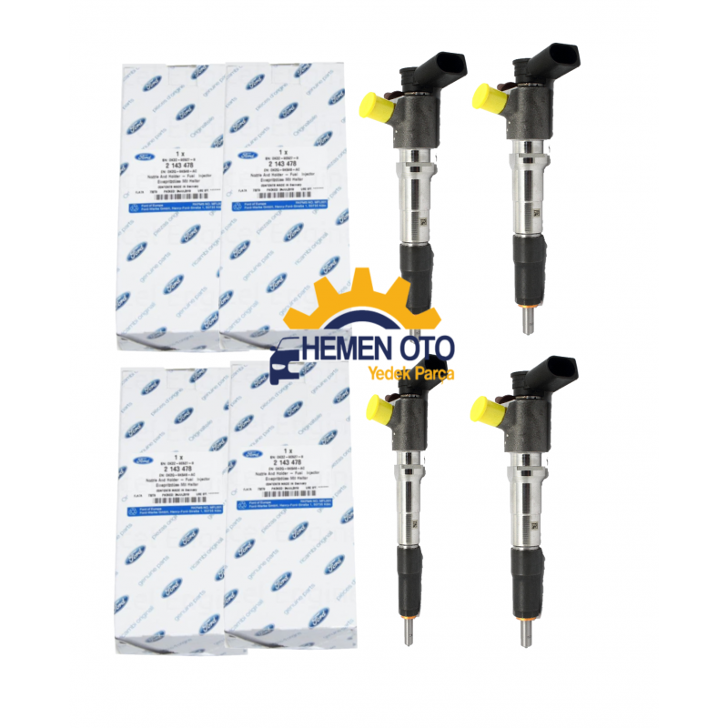 Ford Transit 2018-2022 2.0 Ecoblue Enjektor Takımı 4 Adet Ford Orjinal