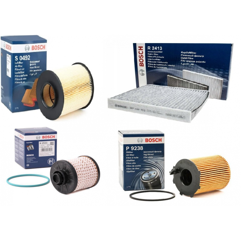 Ford Focus 2014-2018 1.5 TDCI Dizel Periyodik Yağ Bakım Seti Bosch Marka