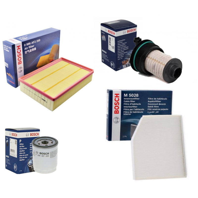 Ford Transit 2018-2022 2.0 EcoBlue Parther Periyodik Yağ Bakım Seti Bosch Marka