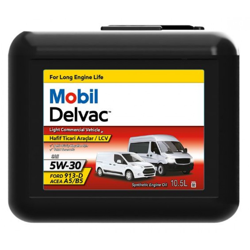 Mobil Delvac  5W30 10.5 Litre Ford 913D Onaylı Motor Yağı